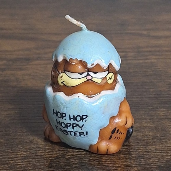 1981 Garfield Hop, Hop, Hoppy Easter Candle - Picture 5 of 12